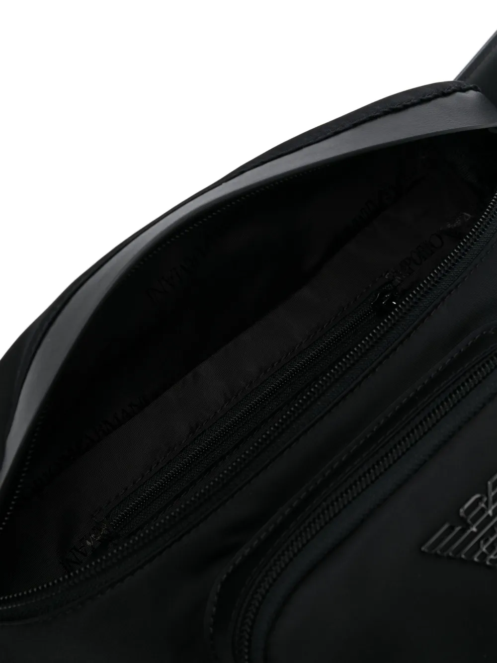Emporio Armani Heuptas met logoplakkaat Zwart