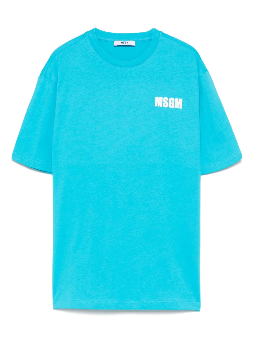 MSGM Kids T-shirt met logoprint Blauw