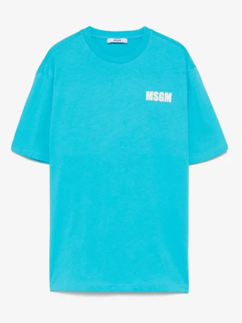 MSGM Kids T-shirt med logotryk
