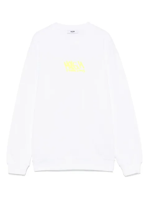 MSGM Kids sweat à logo imprimé