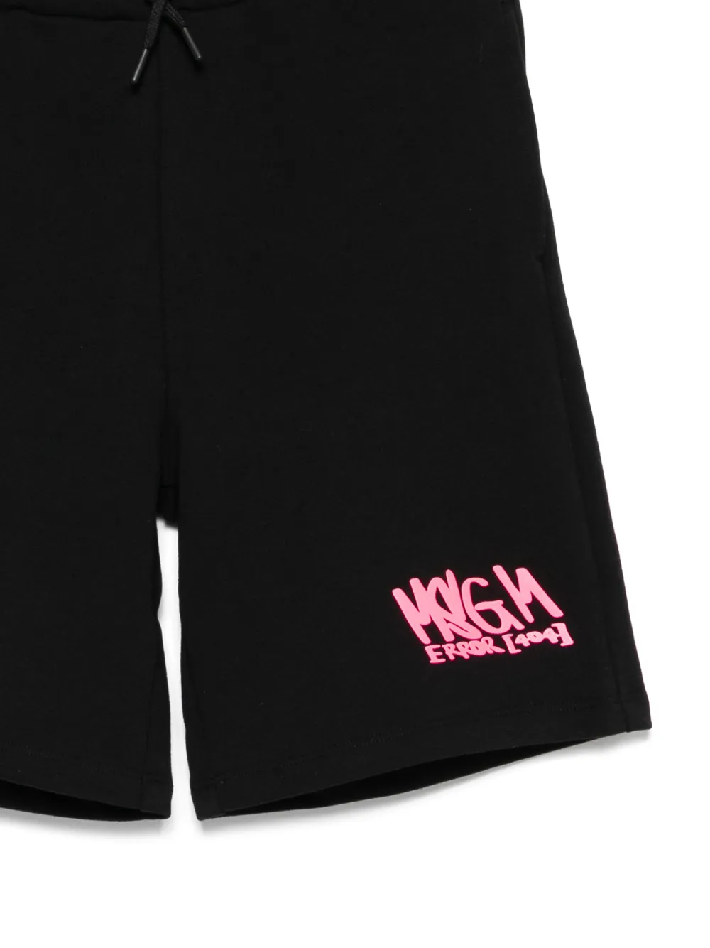 MSGM Kids Shorts met logoprint Zwart