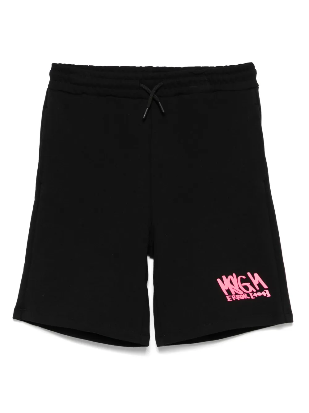 MSGM Kids Shorts met logoprint Zwart