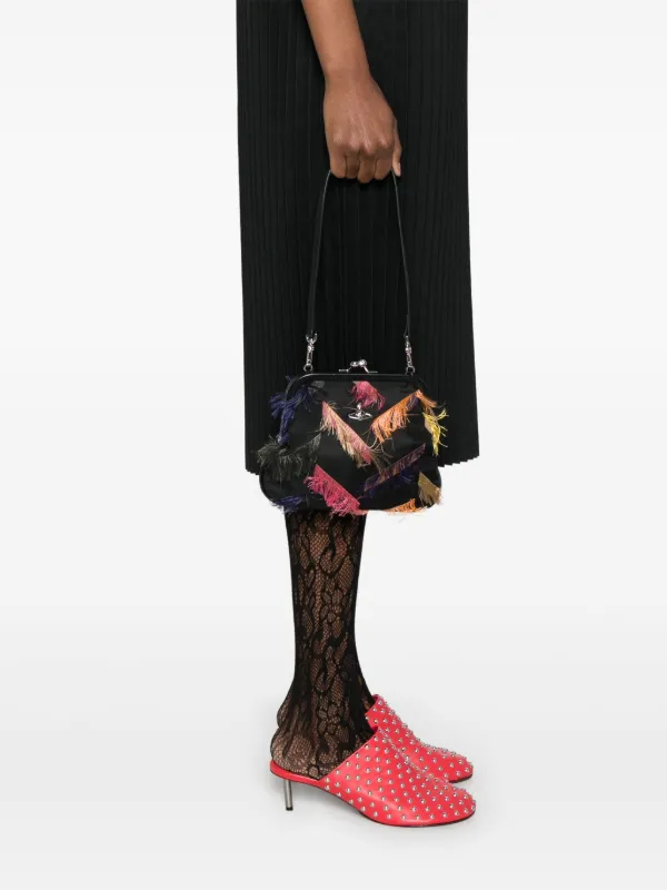 VIVIENNE WESTWOOD グラニーフレームクラッチ Vivienne Westwood Granny Frame クラッチバッグ | ブラック