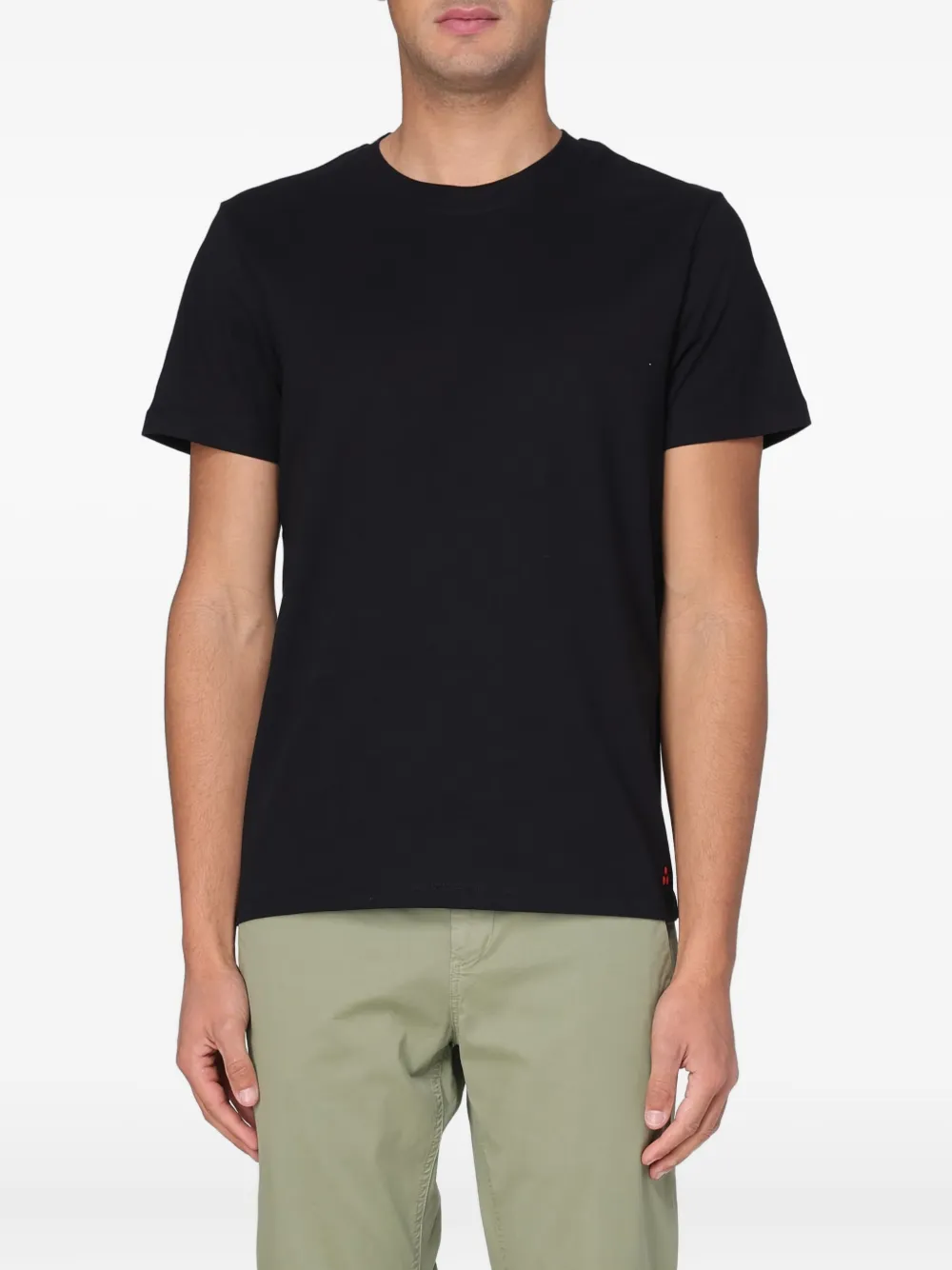 embroidered-detail T-shirt