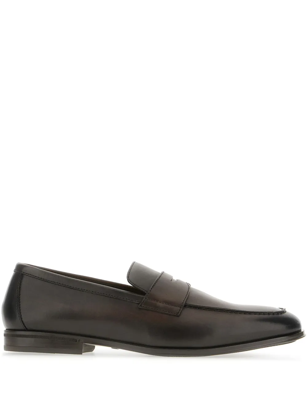 Doucal's leather loafers Brown