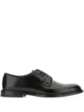 Doucal's leather derby shoes - Black