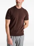 Zanone cotton T-shirt - Brown