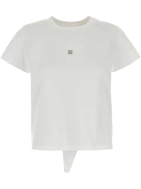 Givenchy playera con nudo en la espalda