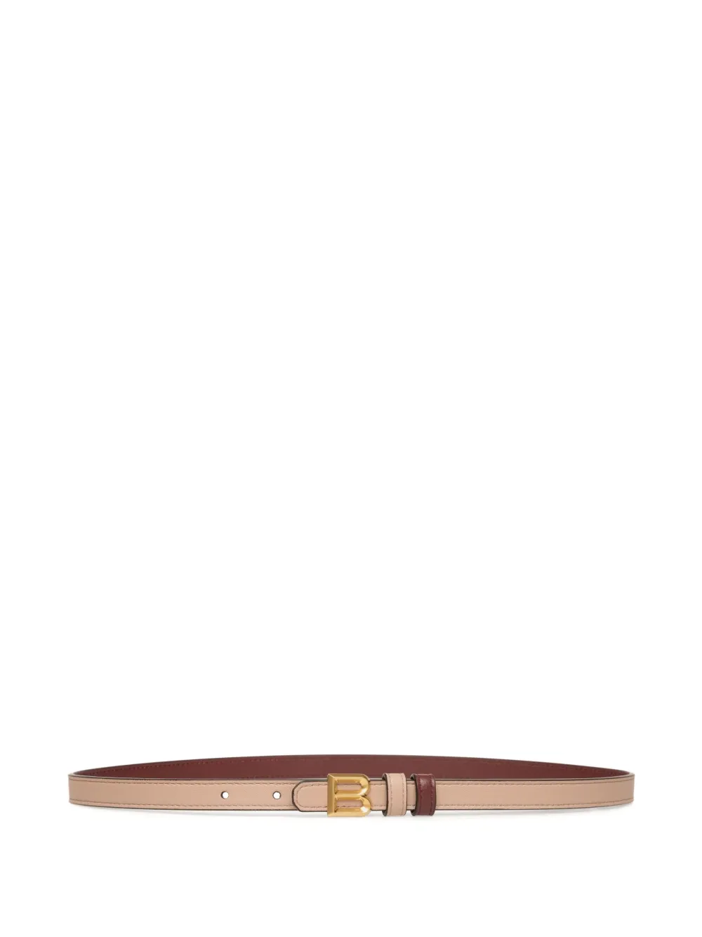 Bally Omkeerbare leren riem Beige