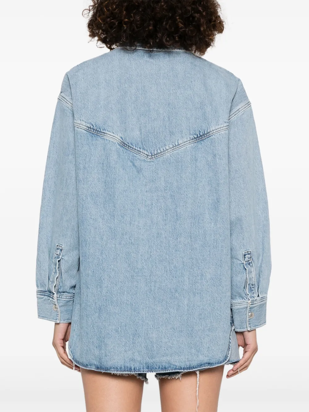 AGOLDE Lotta blouse Blauw