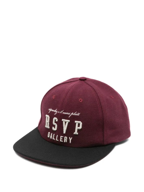 Agolde RSVP Baseball Cap in Red