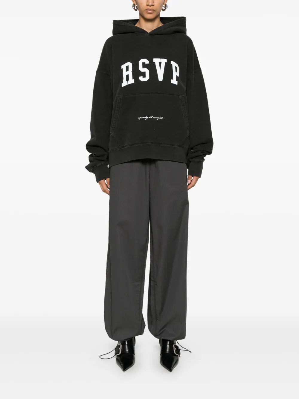 AGOLDE x RSVP hoodie met logoprint Grijs