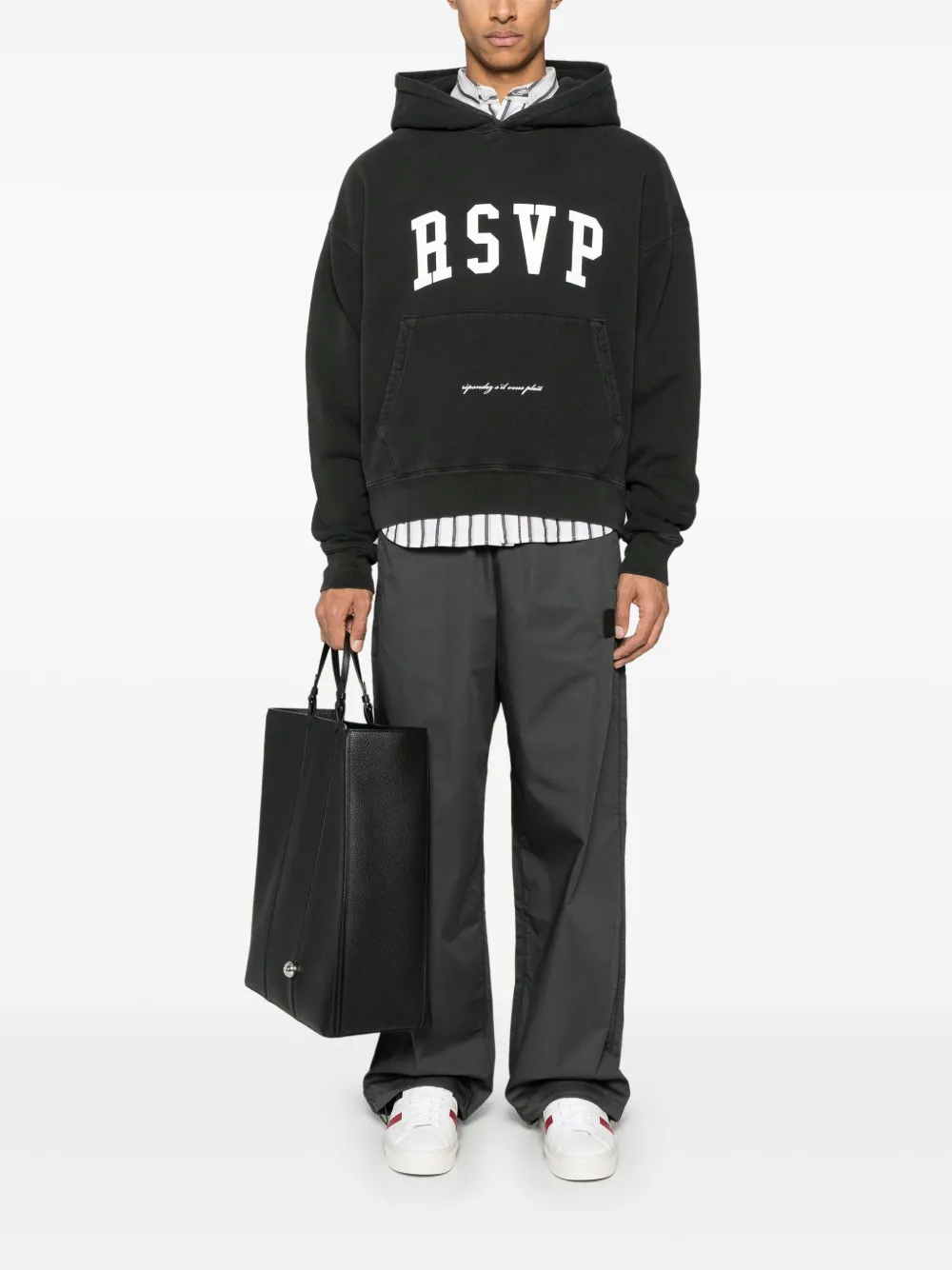 AGOLDE x RSVP hoodie met logoprint - Grijs