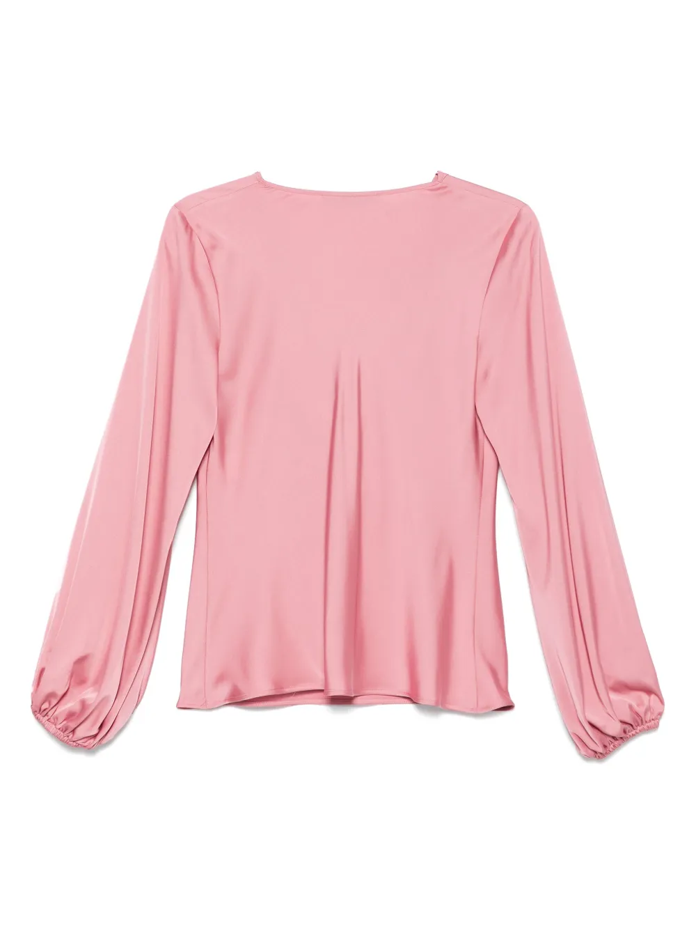 D.Exterior satin blouse - Roze