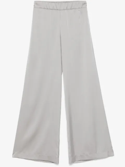 D.Exterior satin trousers