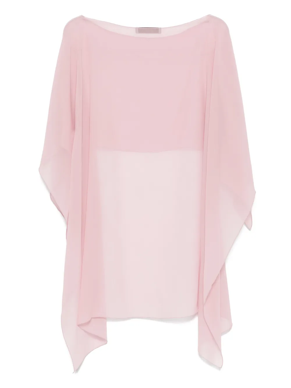 D.Exterior Georgette cape - Roze