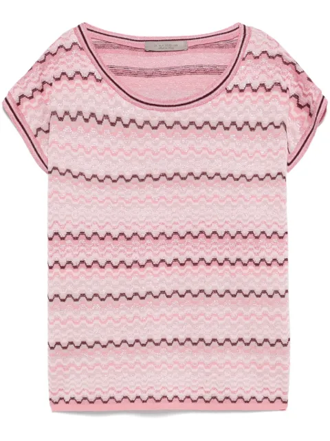 D.Exterior top con motivo en jacquard