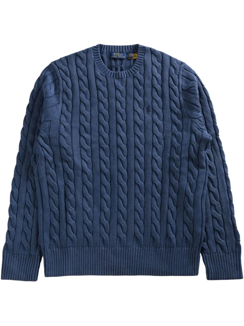 Polo Ralph Lauren cable-knit jumper - ブルー Polo Ralph Lauren cable-knit jumper - ブルー