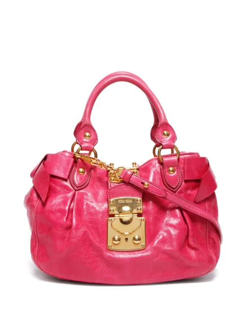 Sac à main en cuir (années 2000) - Miu Miu Pre-Owned - Modalova