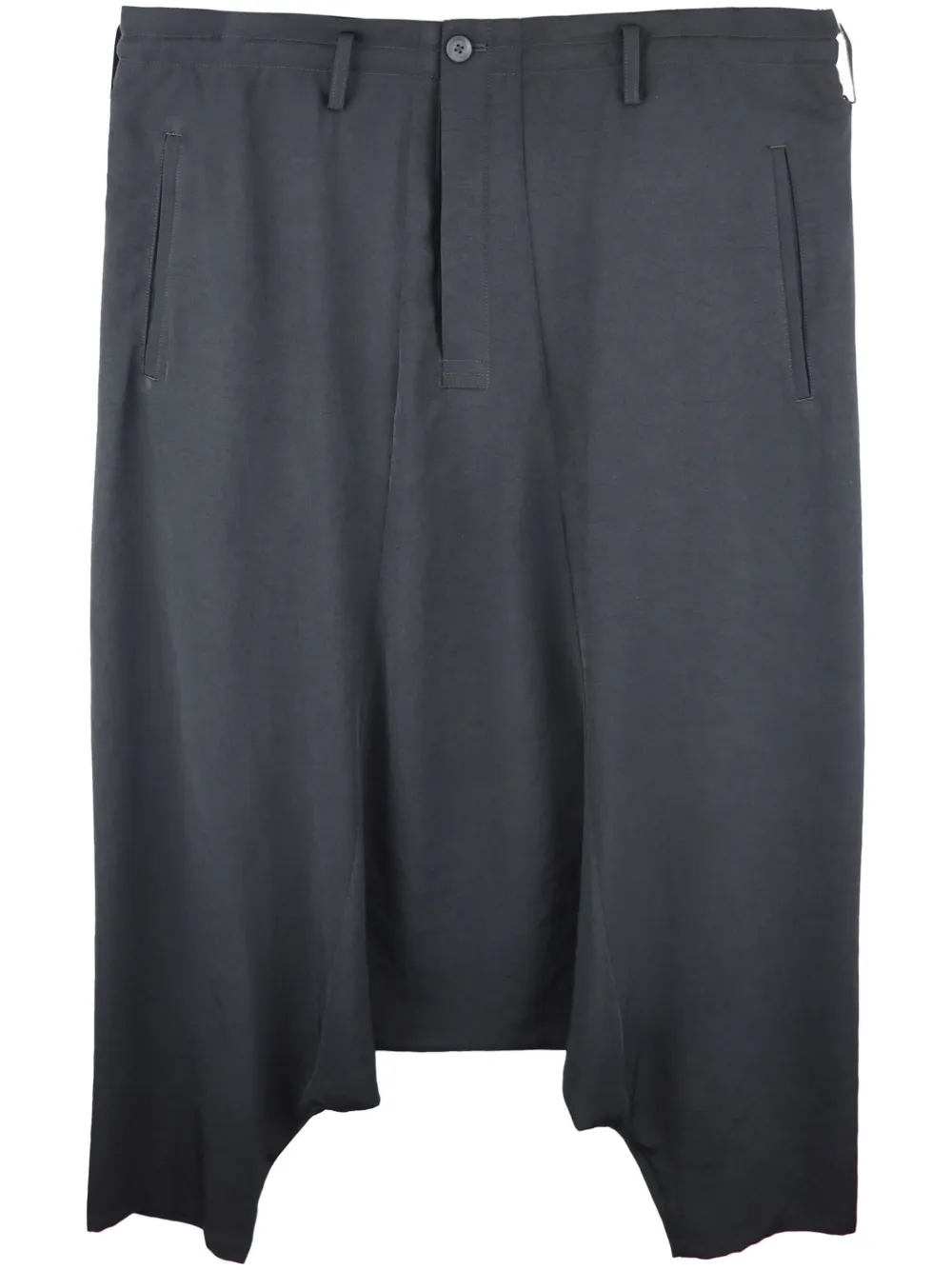 Yohji Yamamoto Sarouel drop-crotch trousers | Black | Image 1
