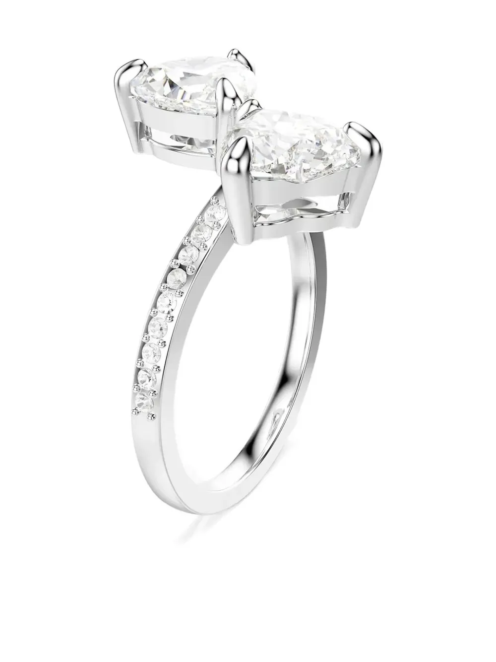 Swarovski クリスタル リング - シルバートーン Swarovski クリスタル リング - シルバートーン