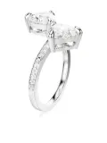Swarovski crystal-embellished ring - Silver
