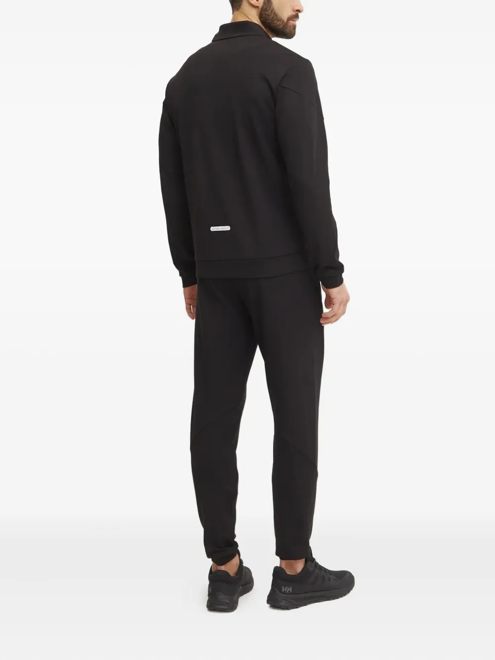 Ea7 Emporio Armani zip-up sweatshirt - Zwart