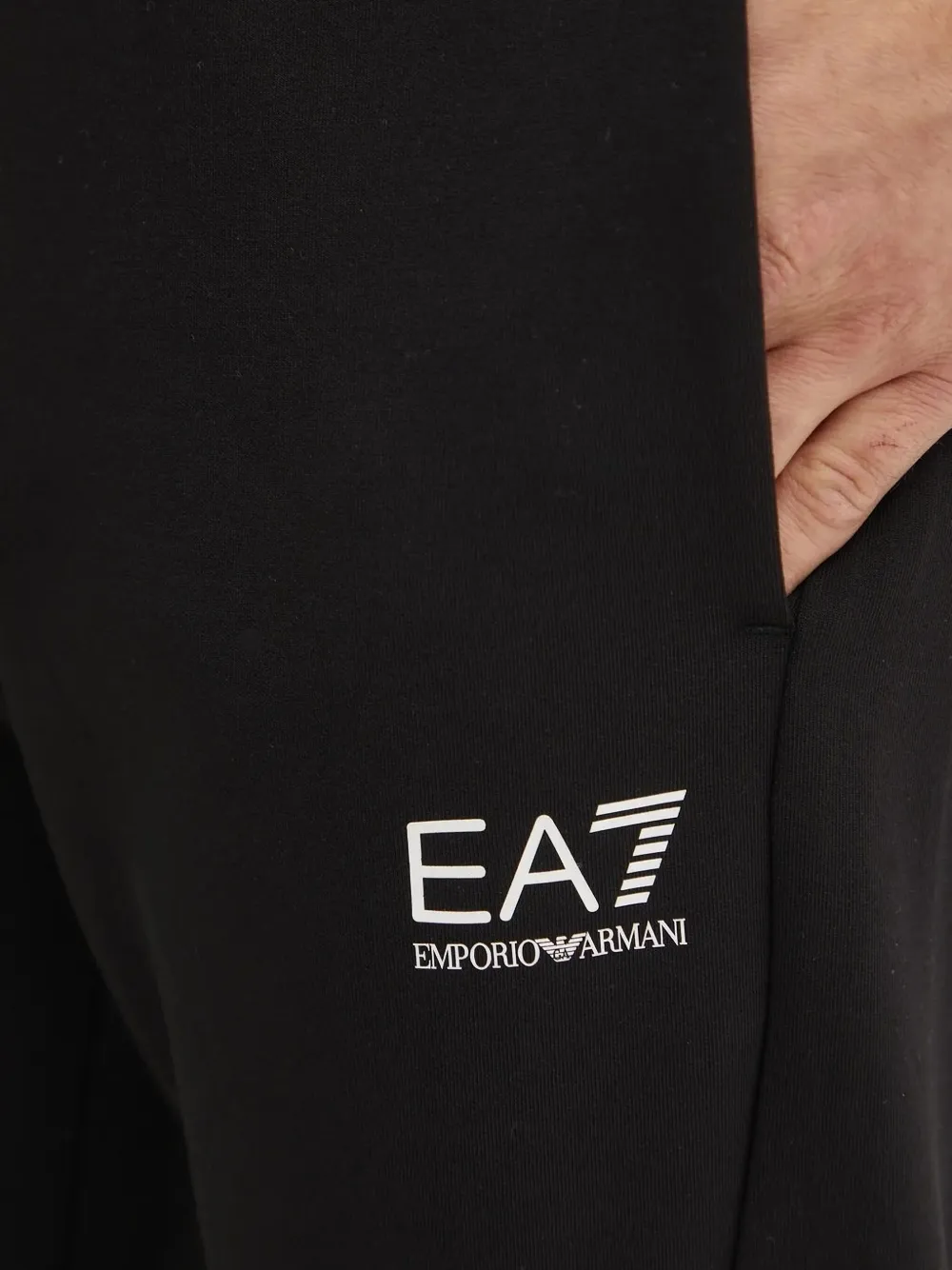 Ea7 Emporio Armani Sweater met rits Zwart
