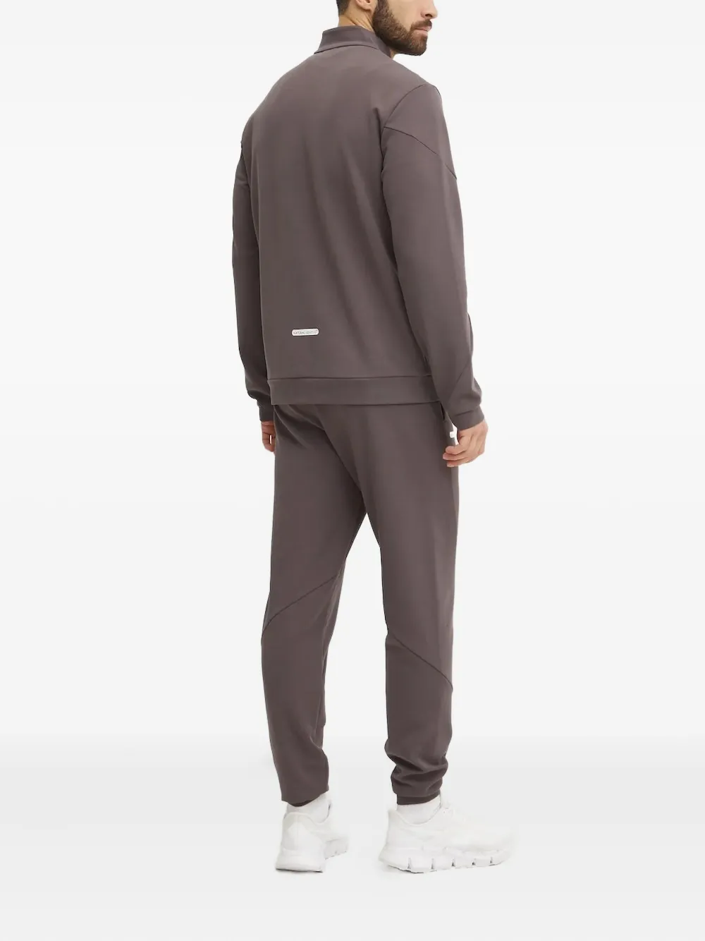 Ea7 Emporio Armani logo-print zip-up tracksuit Bruin