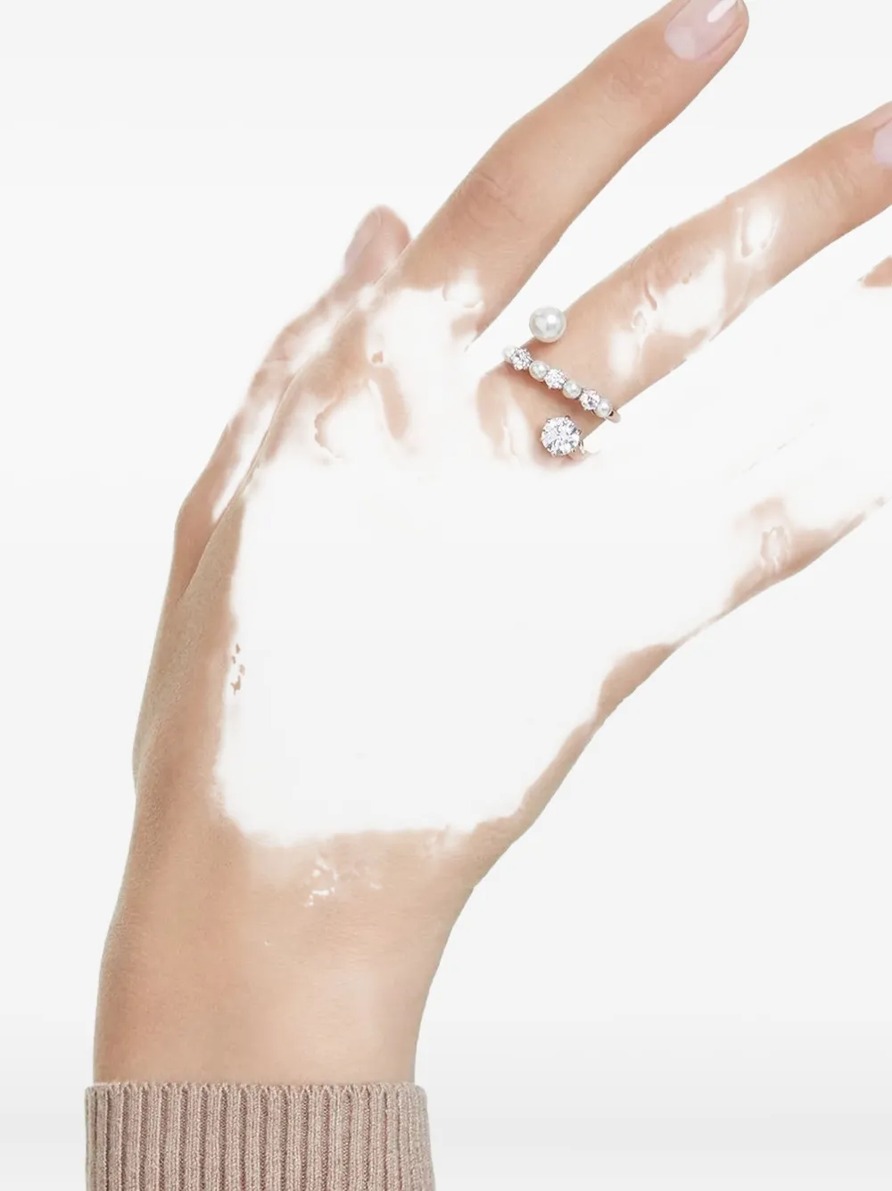 Swarovski Matrix Ring In Silver