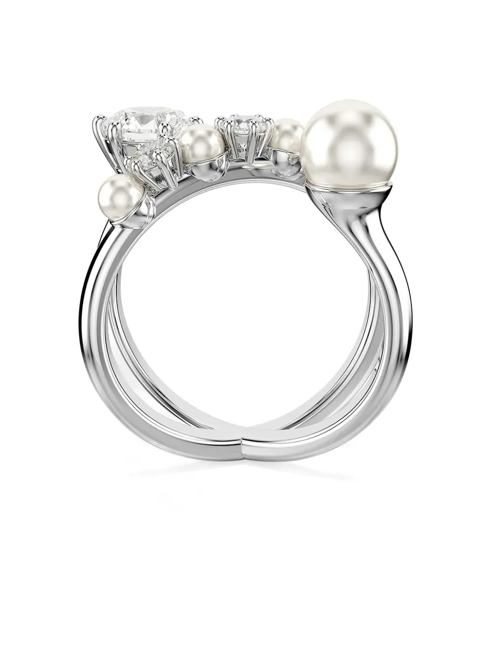 Swarovski Matrix Ring In Silver