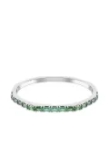 Swarovski Matrix octagon-shape bangle - Silver