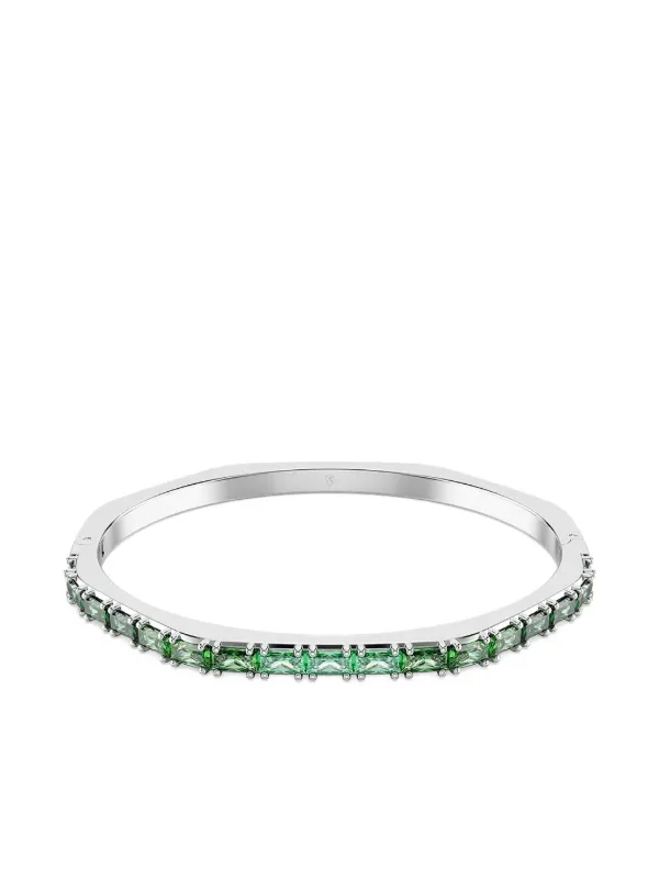 Swarovski Matrix octagon-shape Bangle Silver FARFETCH PH