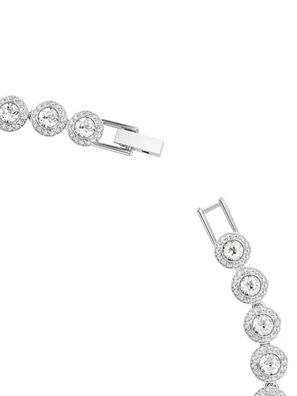Swarovski Una Angelic Tennis ネックレス | シルバートーン