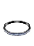 Swarovski Matrix baguette-setting octagonal bangle - Black