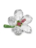 Swarovski crystal flower figure - White