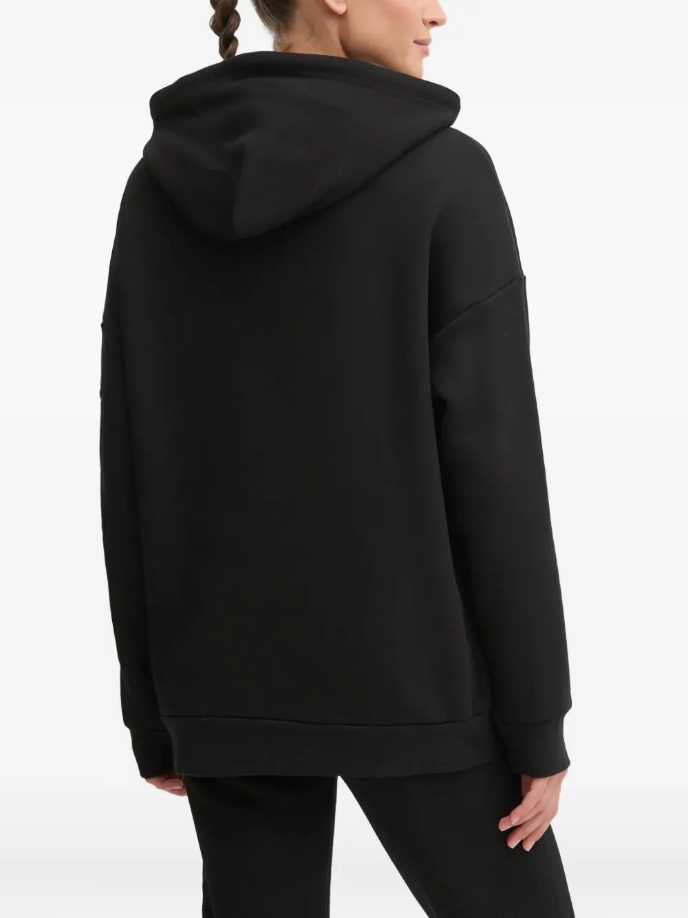 Ea7 Emporio Armani Hoodie met trekkoord Zwart