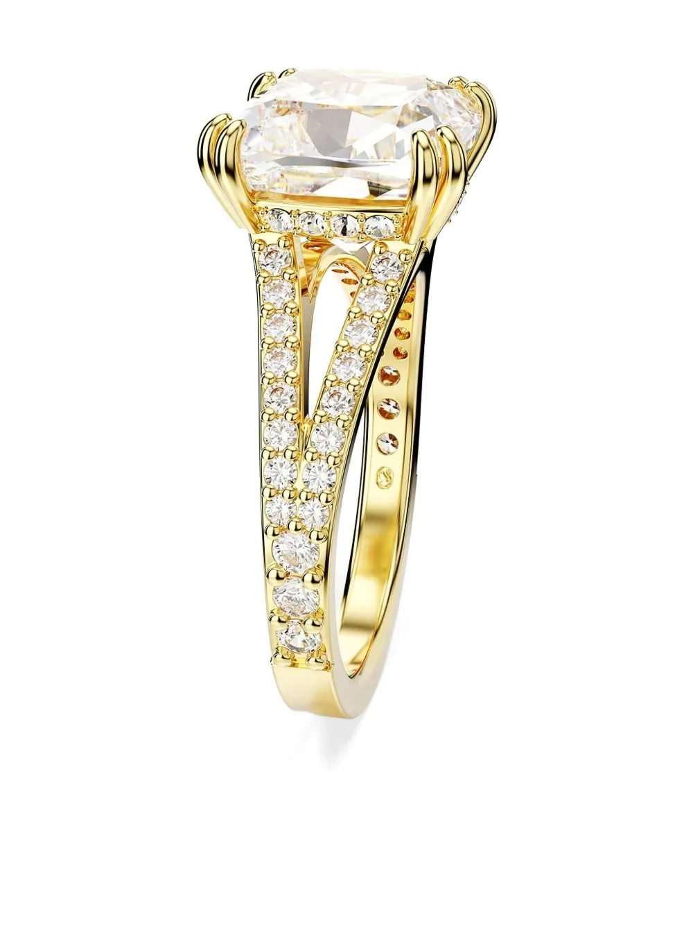 Swarovski Stilla crystal-embellished ring - Goud