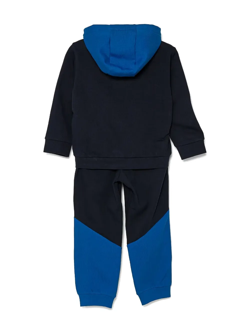 Emporio Armani Kids colour-block tracksuit set - Blauw