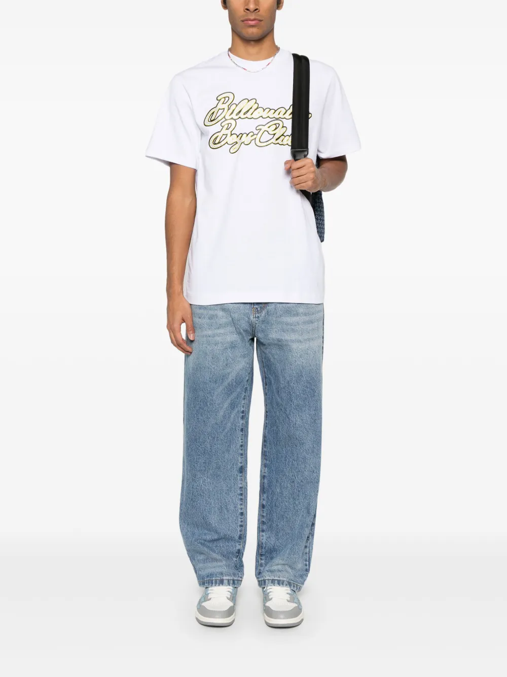 Billionaire Boys Club Diamond Script Logo T-Shirt - Wit