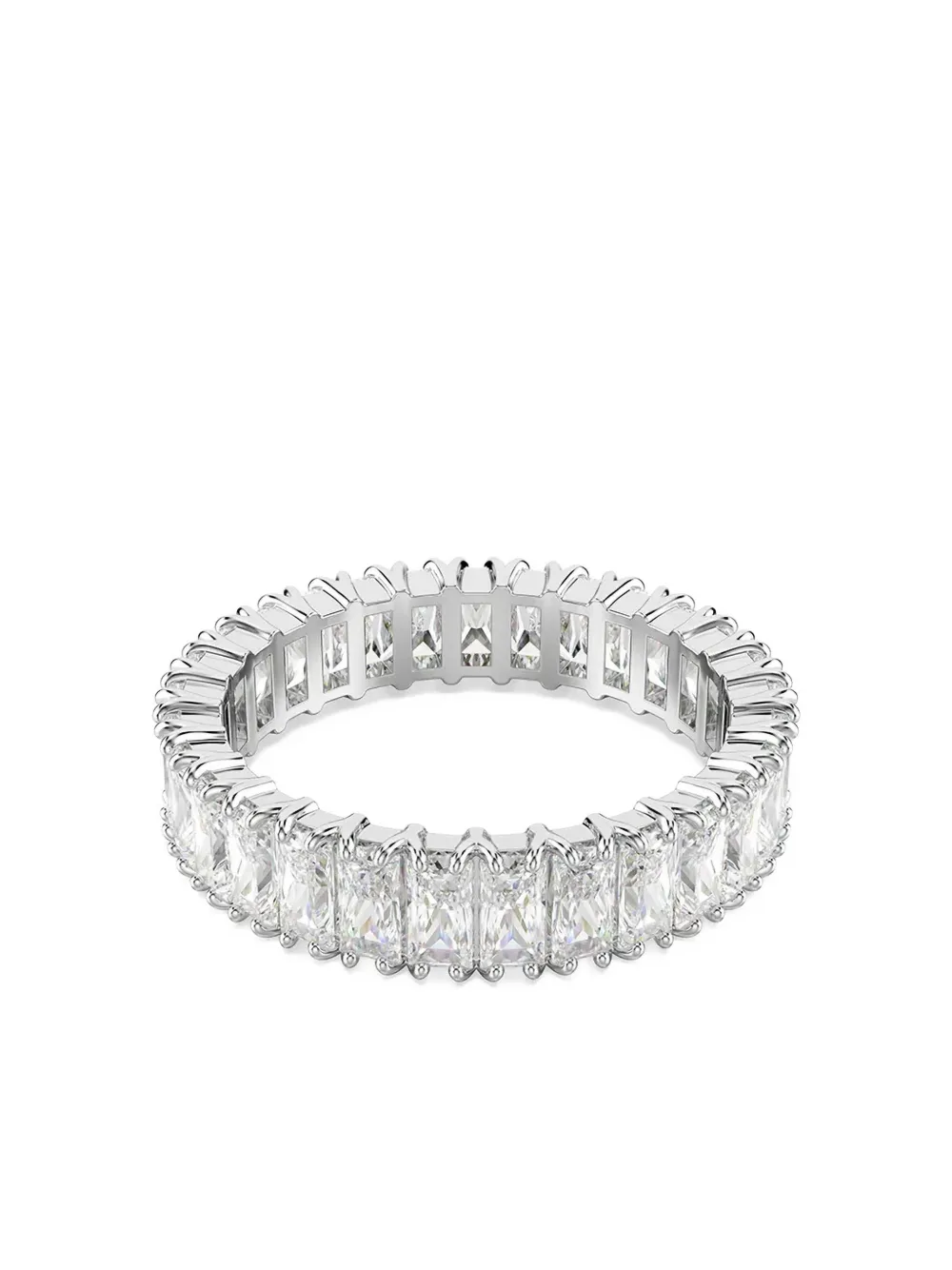Swarovski Matrix rectangular-cut ring | Silver | Image 1