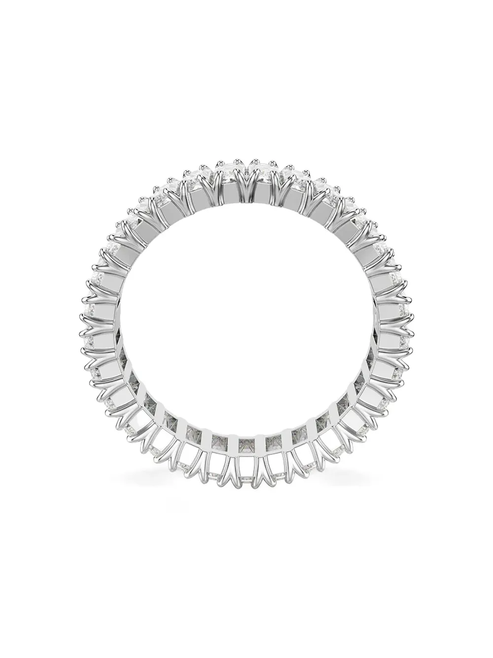 Swarovski Matrix Rectangular-cut Ring In Metallic