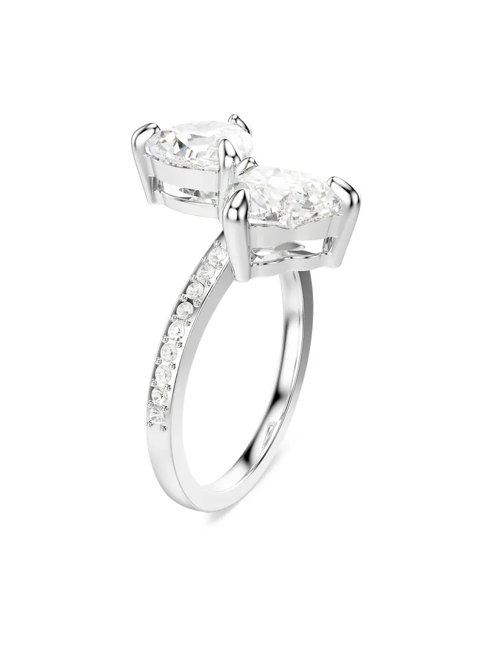 Swarovski Mesmera Attract open ring - Zilver