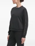 Ea7 Emporio Armani logo-detail cuffed-sleeves tracksuit - Black