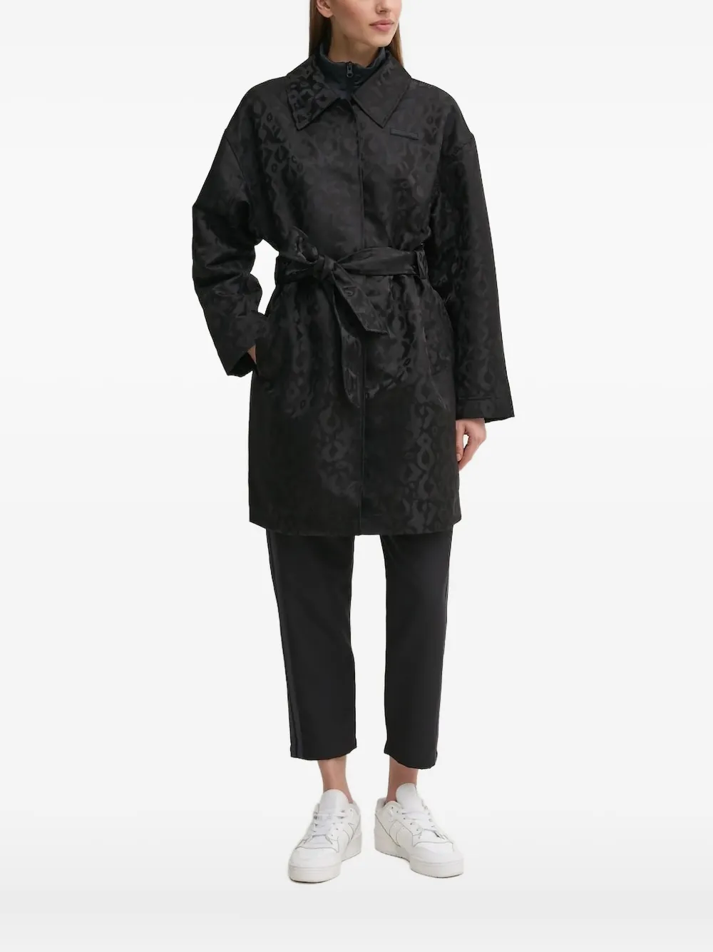 Ea7 Emporio Armani Jas met luipaardprint Zwart