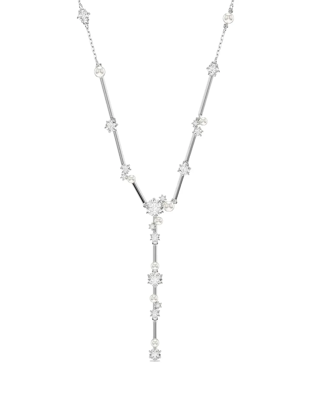 Swarovski Constella Y halsketting - Zilver