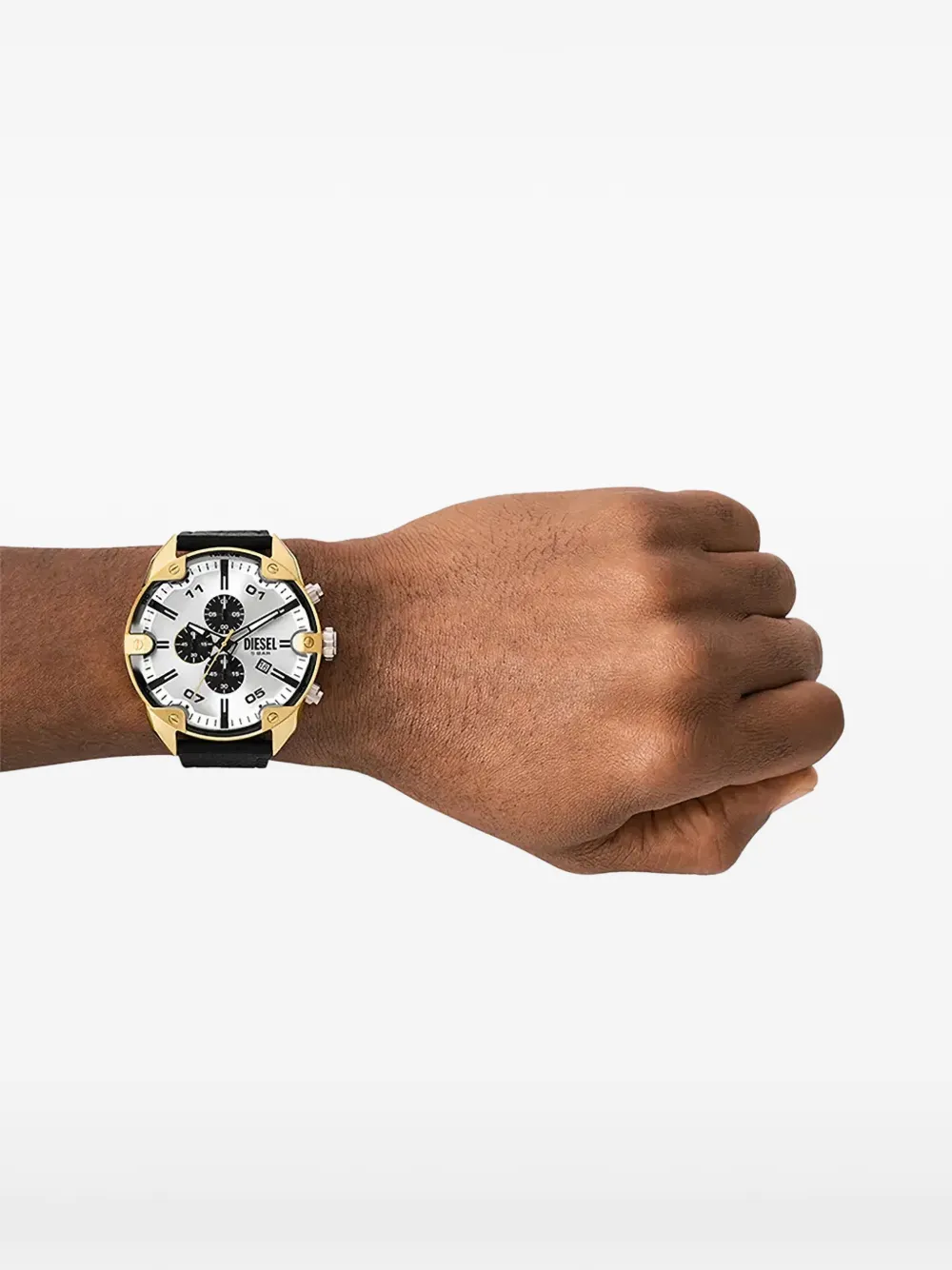 Diesel Spiked 48mm - Zilver