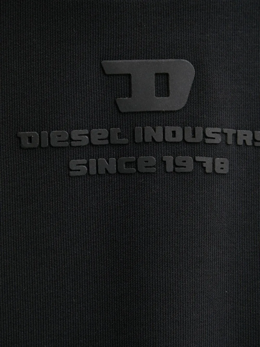 Diesel Logo-print Hoodie In Black