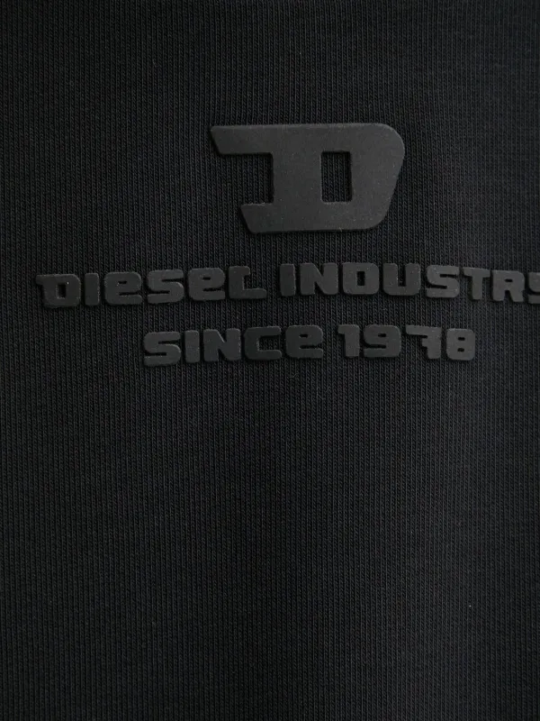 Diesel logo-print Hoodie Black FARFETCH VN