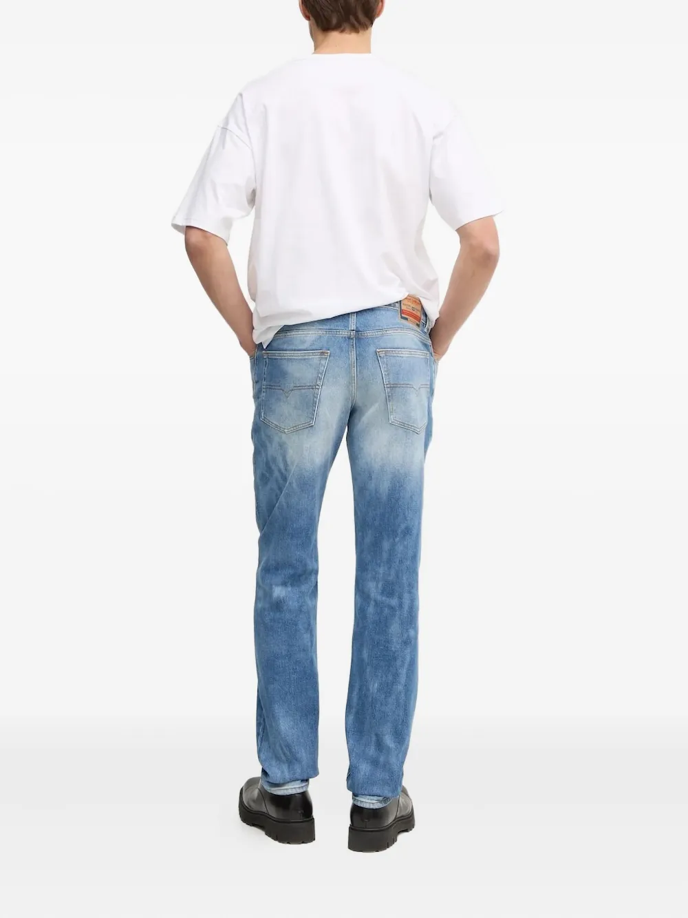 Diesel Light-wash Cotton Jeans In Blue